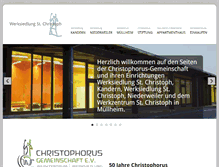 Tablet Screenshot of christophorus-gemeinschaft.de